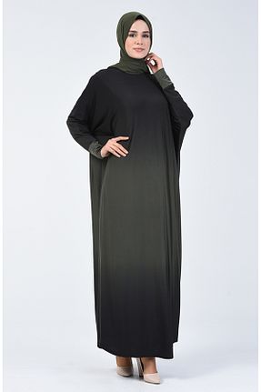 لباس حجاب خاکی Relaxed sefamerve - کد 922685299