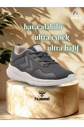 کفش پیاده روی طوسی زنانه پارچه ای hummel - کد 923325067