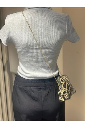 پیراهن طوسی زنانه کراپ mor butik - کد 922695155