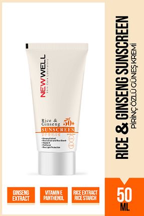 کرم ضد آفتاب صورت SPF 50 + New Well - کد 922438695