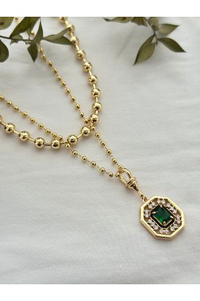 گردنبند استیل ( فولاد ) طلائی زنانه استیل (فولاد) mibrillo - کد 922699601