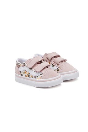 کفش اسنیکر صورتی بچه گانه چرم مصنوعی Vans - کد 922693521