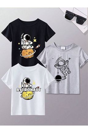 تیشرت رنگی بچه گانه رگولار Afternoon Kids - کد 923329833
