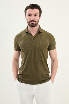 تیشرت خاکی مردانه اسلیم فیت Mcr - کد 923333547