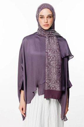 شال طوسی زنانه کشمیر Mooncorn - کد 900393142