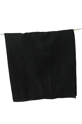روسری مشکی پنبه پلی استر Cazibeli - کد 922738260