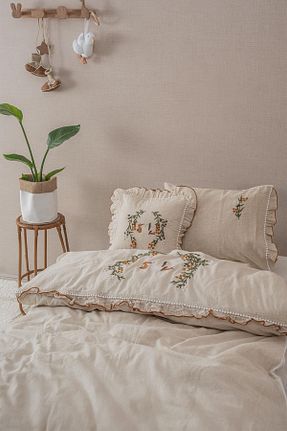 ست روتختی کودک و نوزاد بژ پنبه ای Ecocotton - کد 284787550