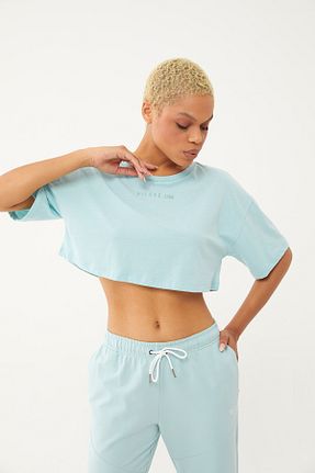 تیشرت سبز زنانه اورسایز bilcee - کد 761405394