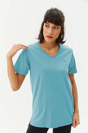 تیشرت آبی زنانه رگولار bilcee - کد 275382087