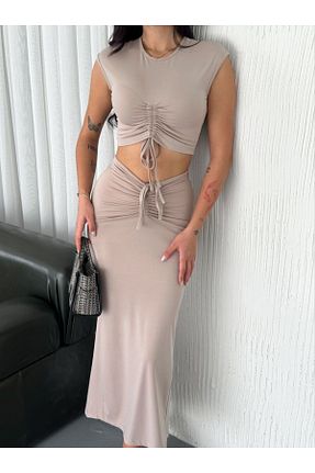 ست بالاتنه و پائین تنه طوسی زنانه Laressi - کد 922744844