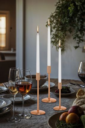 شمعدان و شمع گیر قرمز فلزی AG LightDesign - کد 902329405