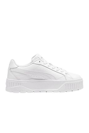 کفش اسنیکر سفید زنانه بند دار Puma - کد 898814141