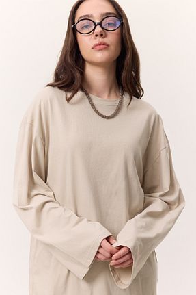 تیشرت طوسی زنانه Fitted Manuka - کد 923435935