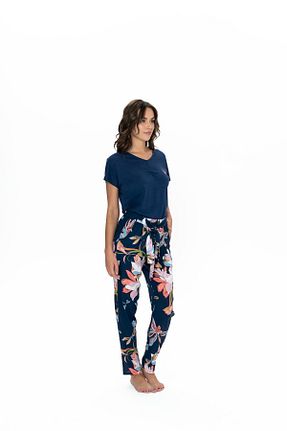 ست لباس راحتی سرمه ای زنانه طرح دار U.S. Polo Assn. - کد 922755542
