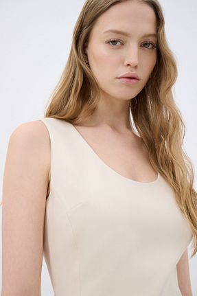 لباس بژ زنانه بافتنی adL - کد 906414172