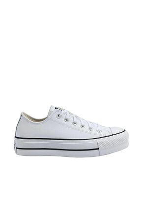 کفش اسنیکر قرمز زنانه بند دار Converse - کد 759750446
