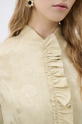 پیراهن سبز زنانه Fitted adL - کد 906411075