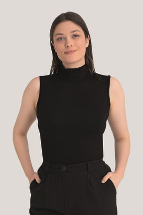 بادی مشکی زنانه یقه ماهیگیر Arma Yıldız - کد 922761852
