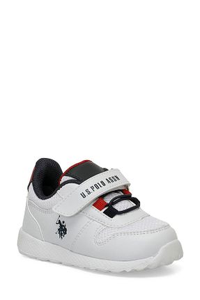 کفش اسنیکر سفید بچه گانه پارچه ای U.S. Polo Assn. - کد 895418781