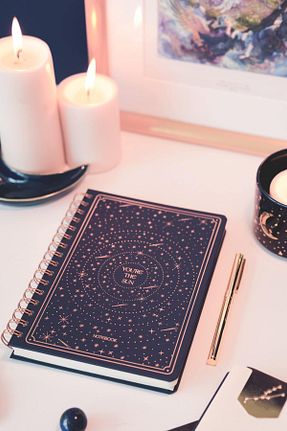 دفتر سرمه ای Sert Matt Notebook - کد 922771709
