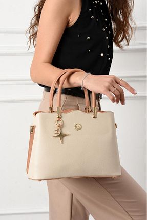کیف دوشی بژ زنانه پلی استر STYLE BAGS - کد 922763047