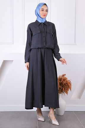 ست بالاتنه و پائین تنه حجاب مشکی زنانه رگولار İmajButik - کد 922774983