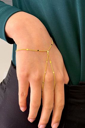 دستبند طلا طلائی زنانه 22 عیار SEYHAN KUYUMCULUK - کد 923468816