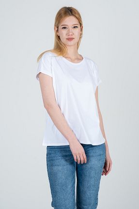 تیشرت سفید زنانه Relaxed Kyron - کد 922774800