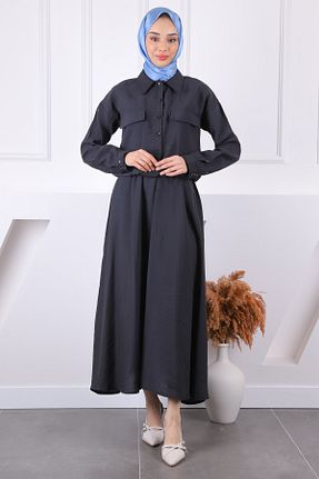 ست بالاتنه و پائین تنه حجاب مشکی زنانه رگولار İmajButik - کد 922774983