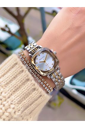 ساعت مچی متالیک زنانه استل (فولاد) Ferrucci - کد 894891863