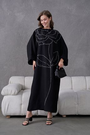 لباس مشکی زنانه بافتنی Miss Allos - کد 922779944