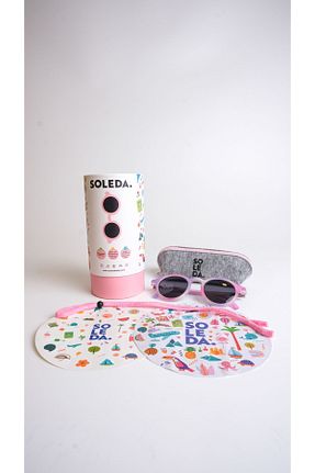 عینک آفتابی سفید بچه گانه پلاریزه SOLEDA - کد 844713321