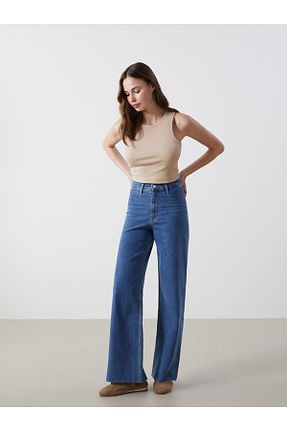 شلوار جین آبی زنانه جین LC Waikiki - کد 923492679