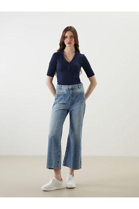شلوار جین آبی زنانه جین LC Waikiki - کد 923492748