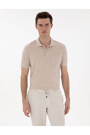 پولوشرت طوسی مردانه %100 پنبه Pierre Cardin - کد 922805268