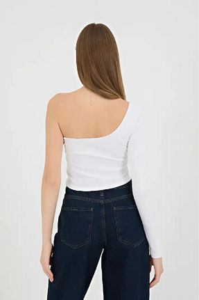 بلوز سفید زنانه ساده MODA - کد 922810751