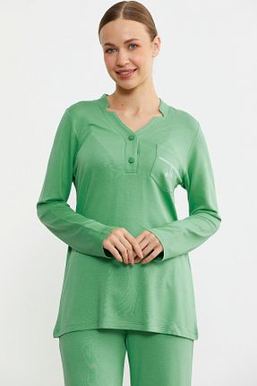 ست لباس راحتی سبز زنانه Sementa - کد 922840746