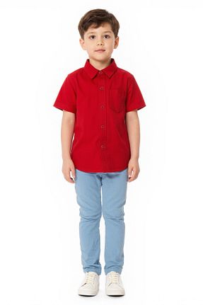 پیراهن قرمز بچه گانه رگولار Trend Bebe Butik - کد 923635995