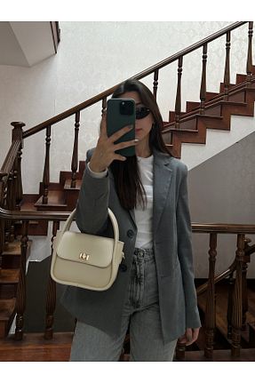 کیف دوشی زنانه چرم مصنوعی NBİBAGS - کد 922888222