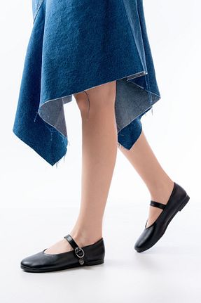 بابت مشکی زنانه چرم مصنوعی Evla Shoes - کد 922895465
