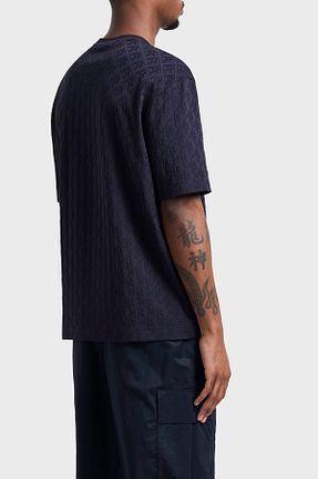 تیشرت سرمه ای مردانه رگولار Armani Exchange - کد 923665956