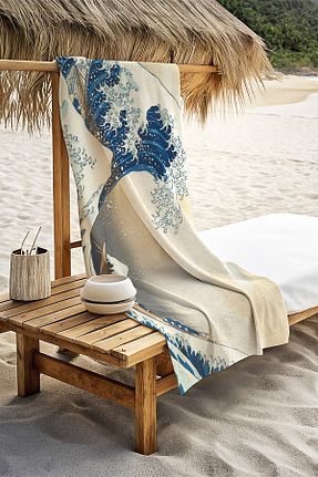 حوله ساحلی رنگی زنانه Soyut Herarosa - کد 922899447