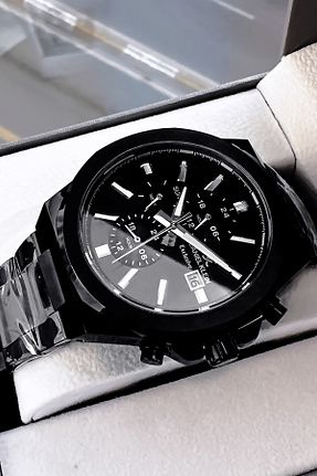 ساعت مچی مشکی مردانه 44 میلی متر Daniel Klein - کد 922900327