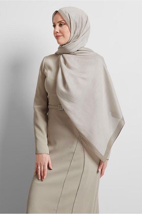 شال بژ زنانه پلی استر Alvina - کد 922907412