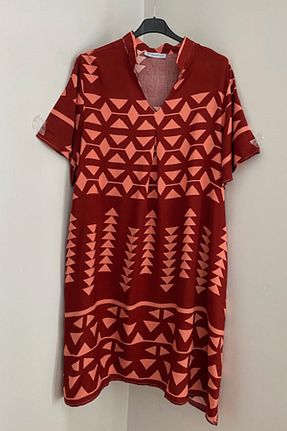 لباس زرشکی زنانه بافتنی AYASOFYA OTANTIK - کد 897473138