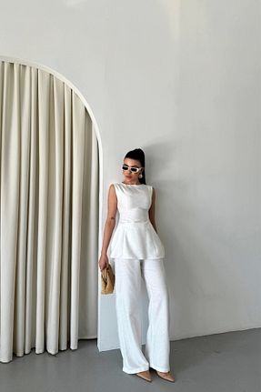 ست بالاتنه و پائین تنه رنگی زنانه بافتنی Butik - کد 922917014