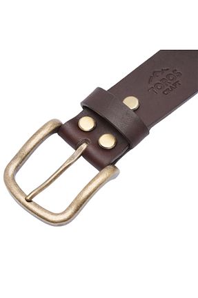کمربند قهوه ای مردانه چرم خالص Toros Craft - کد 822146503