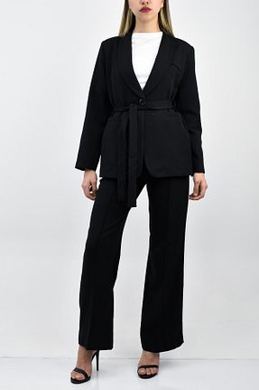 ست بالاتنه و پائین تنه مشکی زنانه Biriz Moda - کد 922968887