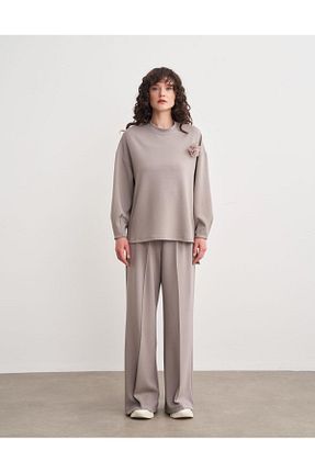 تونیک طوسی زنانه بافت Hare Butik - کد 922977876