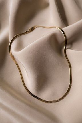 گردنبند استیل ( فولاد ) زرد زنانه استیل (فولاد) Ervalina - کد 922957494